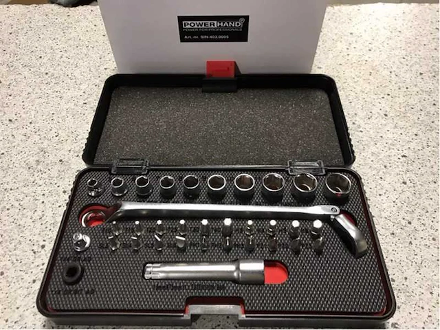 34 delig 1/4” - ringratelsleutel set (3x) - afbeelding 1 van  4