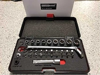 34 delig 1/4” - ringratelsleutel set (3x) - afbeelding 1 van  4