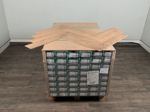 34 m2 laminaat visgraat - 630 x 126 x 8 mm - afbeelding 4 van  4