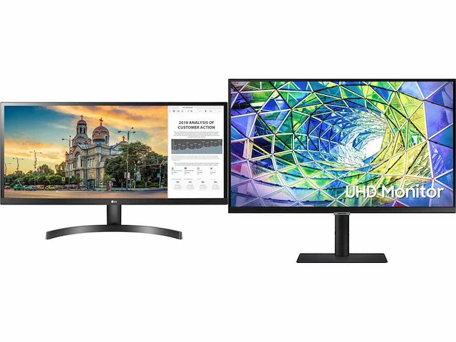 34wl500-b.aeu + samsung viewfinity s80a ls27a800ujuxen - 4k ips 60hz monitor - 27 inch - afbeelding 1 van  2