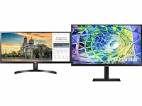 34wl500-b.aeu + samsung viewfinity s80a ls27a800ujuxen - 4k ips 60hz monitor - 27 inch - afbeelding 1 van  2