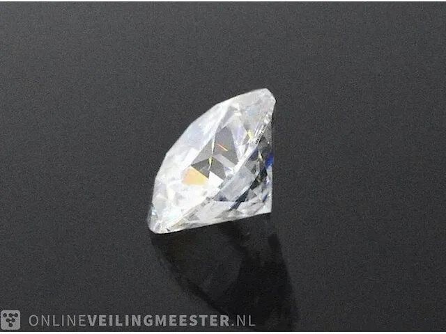 3.50 karaat briljant (gecertificeerd), moissaniet - afbeelding 2 van  2