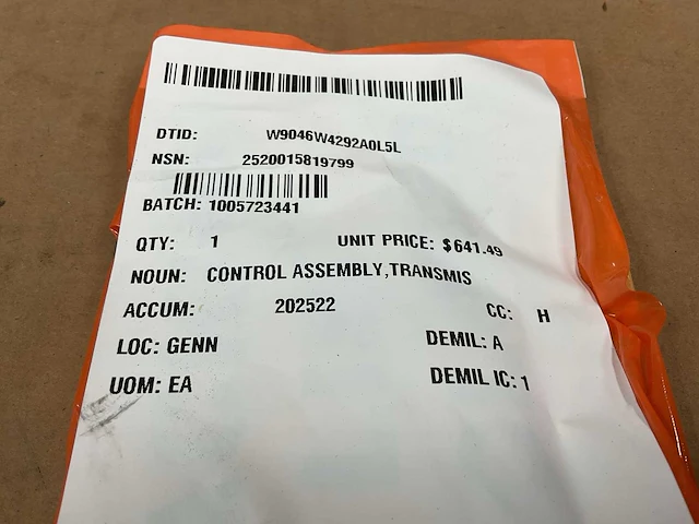 3500sp transmission control assembly - afbeelding 6 van  6