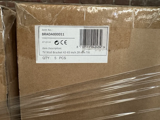 35x tv wandbeugel 42-60" kantelbaar sam creative, brada000011 - afbeelding 4 van  4