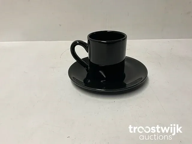 36 dudson artisan koffie koppen met schotel 20cl (horeca porselein) - afbeelding 2 van  3