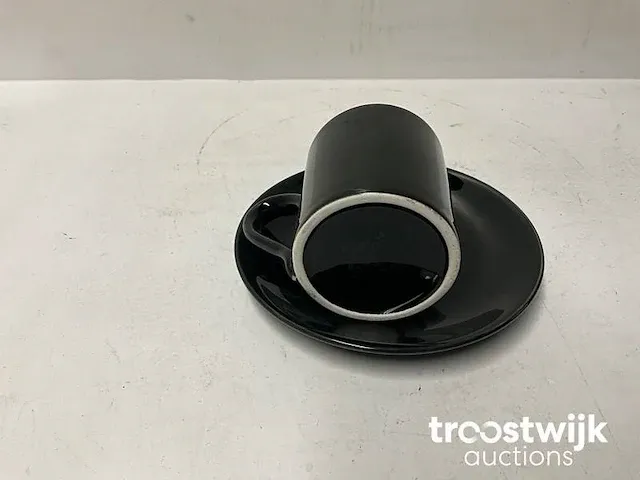 36 dudson artisan koffie koppen met schotel 20cl (horeca porselein) - afbeelding 3 van  3