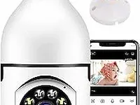 360° wifi surveillance ptz gloeilamp camera met e-27 fitting - afbeelding 1 van  6