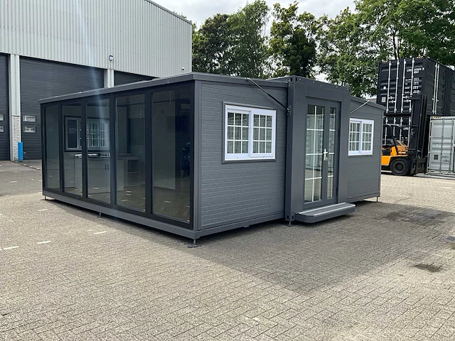 36m2 tiny house met glazenwand - afbeelding 10 van  16