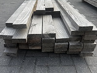 36x 300 cm en 9x 250 cm douglas balken | 47 stuks | 3,5 x 100 mm | meerder lengtes - afbeelding 2 van  2