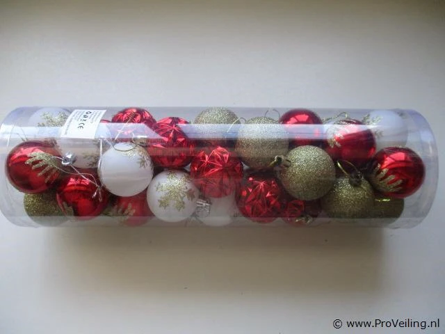 36x kerstballen pl215 - afbeelding 1 van  2