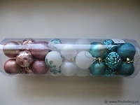 36x kerstballen pl216 - afbeelding 1 van  2