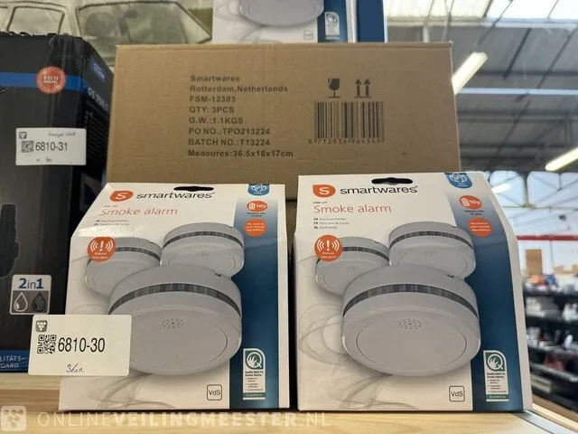 36x rookmelder smartwares - afbeelding 1 van  2
