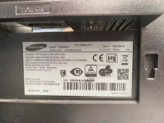 36x samsung s22e650 - 22" monitor - dp, dvi, vga - afbeelding 3 van  14