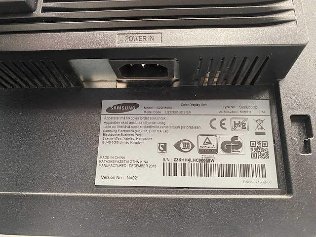 36x samsung s22e650 - 22" monitor - dp, dvi, vga - afbeelding 4 van  14