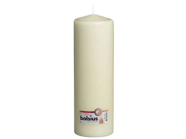 36x stompkaars 300x98 mm bolsius, ivoor - afbeelding 1 van  5
