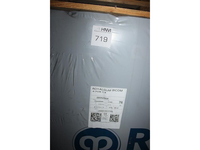37 rollen bitumen afwerking royalflex 470k14 op 2 pallets. 37x 5 meter. - afbeelding 3 van  3