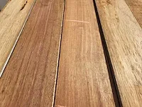 37.2 m2 guyana teak 25 x 140mm planken , 280 st./ 95 cm - afbeelding 2 van  6