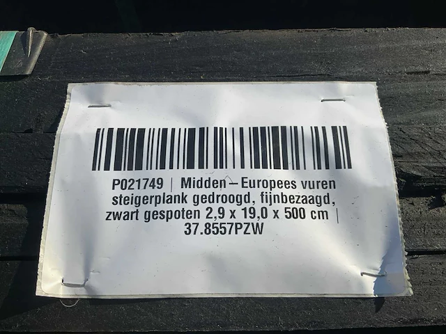 37.8557 vuren steigerplank 5000x190x29mm (96x) - afbeelding 7 van  7