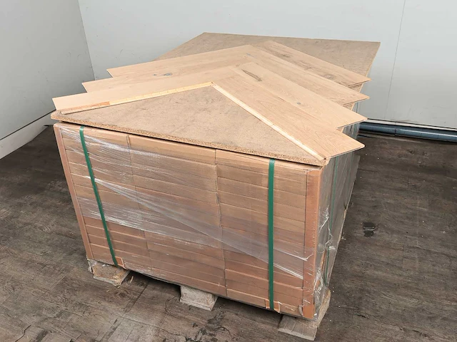 39 m2 parket eiken visgraat mutliplank - 750 x 130 x 14 mm - afbeelding 4 van  4