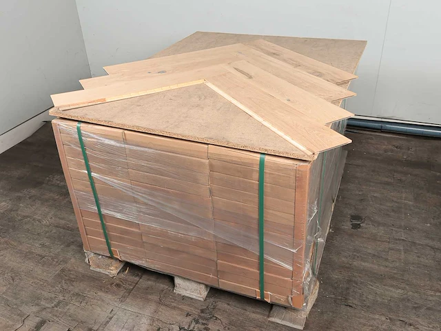 39 m2 parket eiken visgraat mutliplank - 750 x 130 x 14 mm - afbeelding 4 van  4