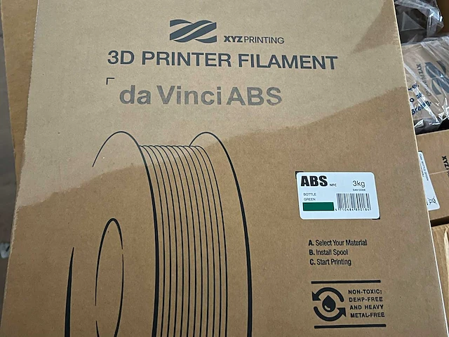 3d printer abs filament bottle green (16x) - afbeelding 3 van  4