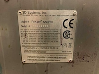 3d systems projet 860pro / 660pro full color 3d printers met toebehoren en partij reserve onderdelen - afbeelding 33 van  48