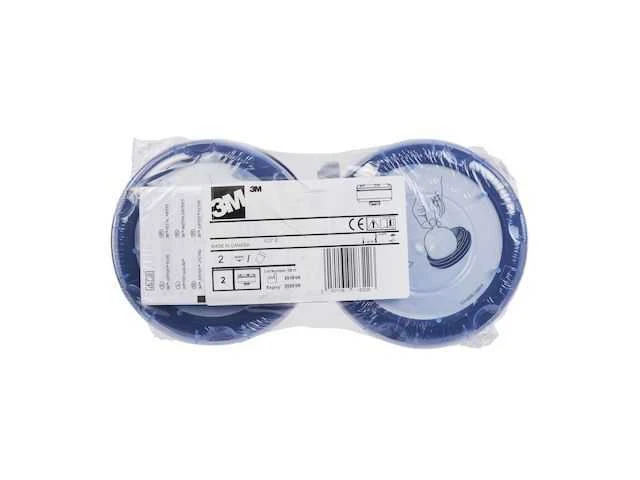 3m - a2p r - set á 2 stuks filters voor gas- en dampmaskers (6x) - afbeelding 1 van  1