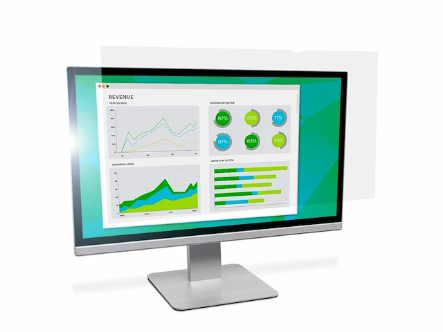 3m anti-glans filter voor 24 in monitor ag240w9b - afbeelding 2 van  2