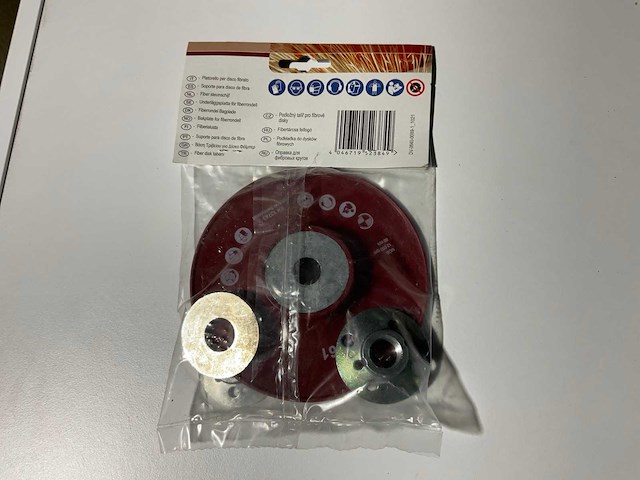 3m m14 steunschijf cubitron geribbeld met schuurschijven (7x) - afbeelding 4 van  4