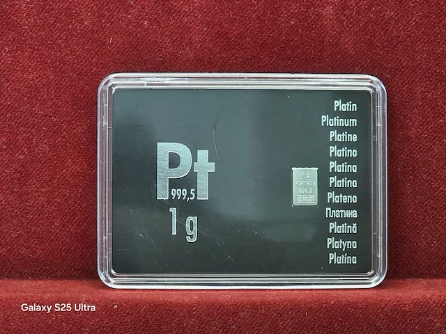 3x 1 gram palladium valcambi / 2.5 gram goud umicore / 1 gram platina valcambi - afbeelding 11 van  30