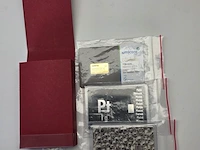 3x 1 gram palladium valcambi / 2.5 gram goud umicore / 1 gram platina valcambi - afbeelding 1 van  30