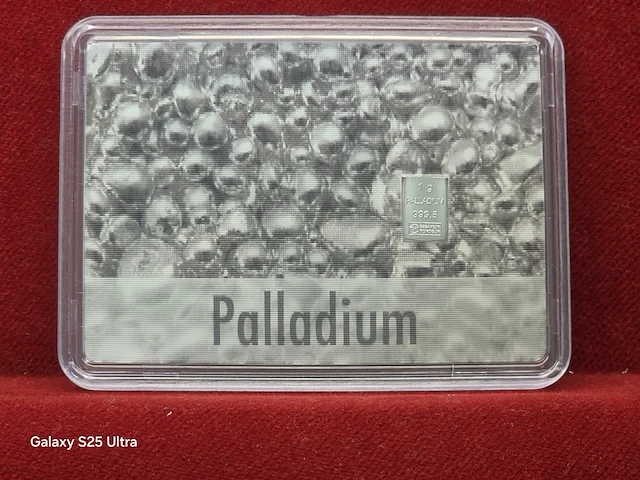 3x 1 gram palladium valcambi / 2.5 gram goud umicore / 1 gram platina valcambi - afbeelding 25 van  30