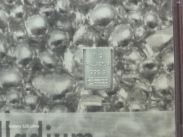 3x 1 gram palladium valcambi / 2.5 gram goud umicore / 1 gram platina valcambi - afbeelding 26 van  30
