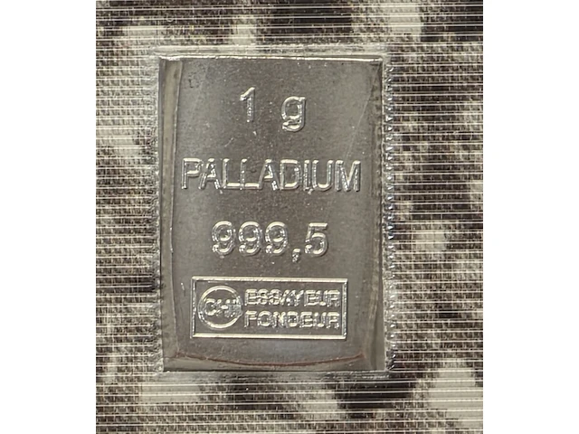 3x 1 gram palladium valcambi / 2.5 gram goud umicore / 1 gram platina valcambi - afbeelding 30 van  30