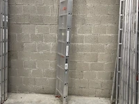 3x 2-delige schuifladder 9 treden tüv-aluminium, 2022 - afbeelding 4 van  4