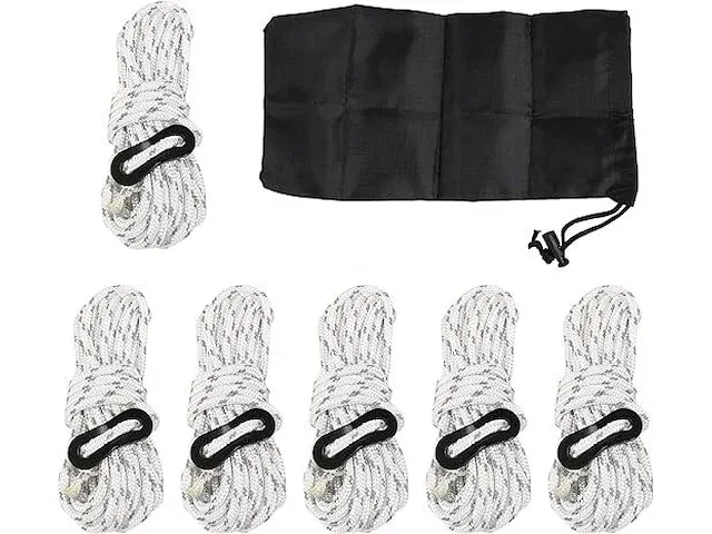 3x 6-delige set tentspanners. - afbeelding 1 van  3