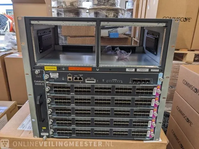 3x 6-slot chassis t.b.v. cat 4500 e-series cisco, ws-c4506-e, bouwjaar 2021 - afbeelding 2 van  7