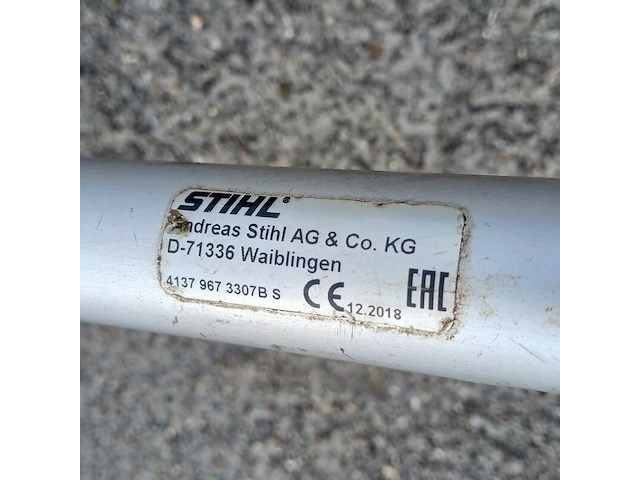 3x aanbouwdeel, stihl, (rolbezem, hoogsnoeier en bosmaaier) - afbeelding 4 van  12