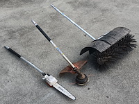 3x aanbouwdeel, stihl, (rolbezem, hoogsnoeier en bosmaaier) - afbeelding 1 van  12