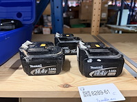 3x accu 14.4v 3.0ah, makita - afbeelding 1 van  3