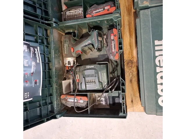 3x accu boormachine en 6x accu schroefmachine, metabo - afbeelding 3 van  12