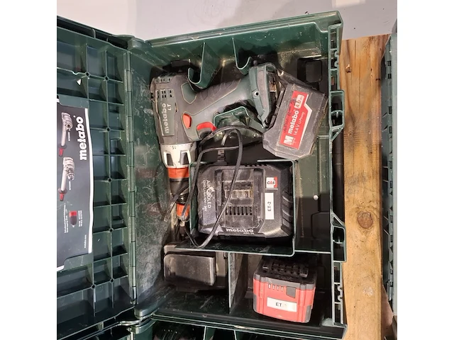 3x accu boormachine en 6x accu schroefmachine, metabo - afbeelding 12 van  12