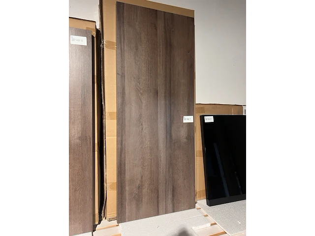 3x afdekbladen badmeubel, dark brown - afbeelding 1 van  2
