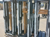 3x aluminium kozijn met kiepraam, zwartgrijs (mat) - afbeelding 4 van  12