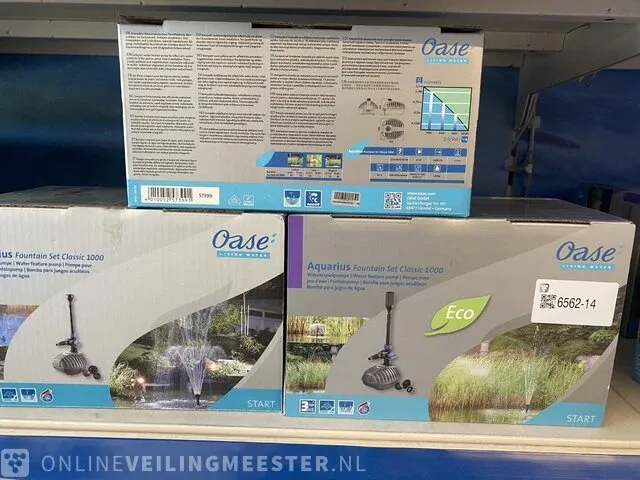 3x aquarius fountainset classic 1000 vijverpomp oase, 1000 - afbeelding 1 van  2
