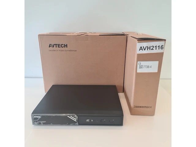 3x avtech avh2116 16 kanalen nvr 8 mp met 8x poe avtech, avh2116 - afbeelding 1 van  6