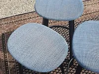 3x barkruk klaus jacobsen, blauw/zwart, bouwjaar 2021 - afbeelding 2 van  8