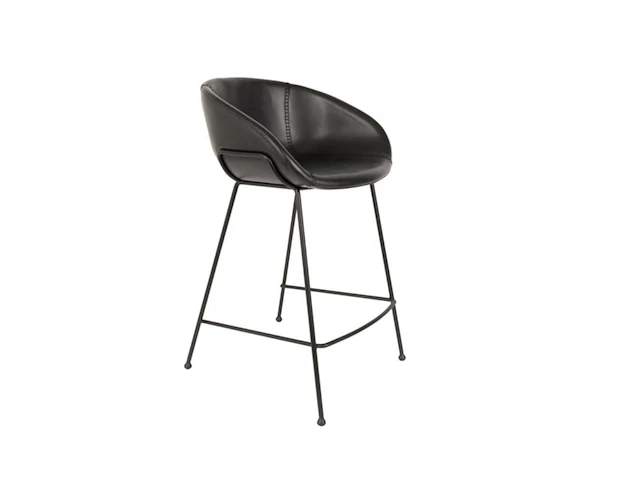 3x barkruk zuiver, feston, 65 cm, zwart - afbeelding 1 van  3