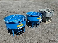 3x betonkubel 300/350l - afbeelding 1 van  17