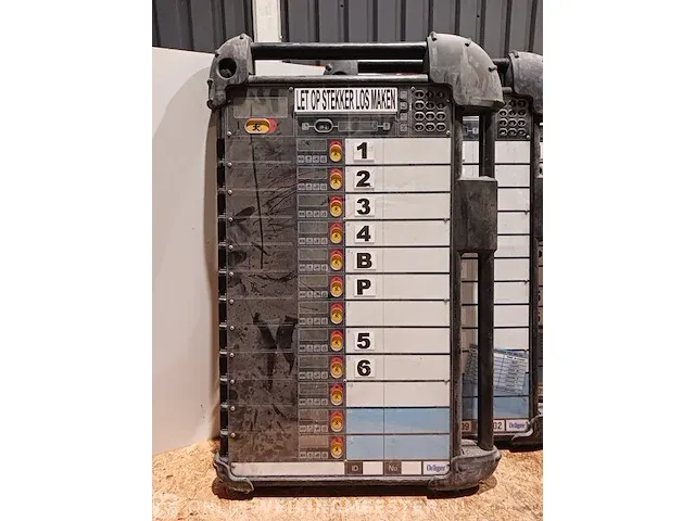 3x bewakingstafel adembescherming dräger - afbeelding 4 van  11